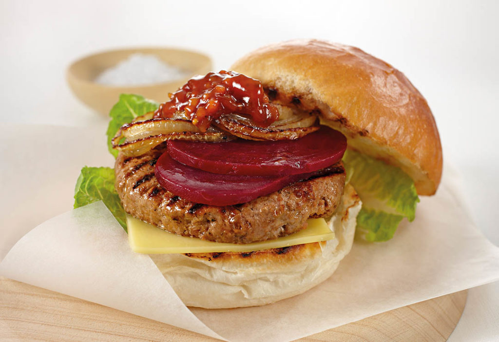 Hamburger with Beetroot